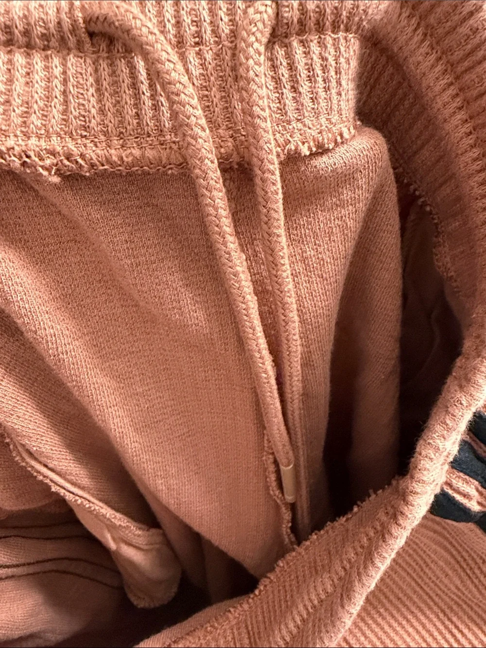 adidas terracotta waffle knit shorts